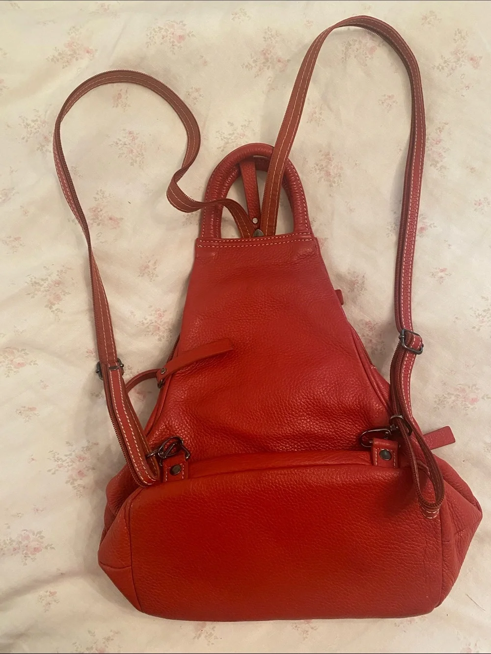 Leather Women's Backpack Bag purse